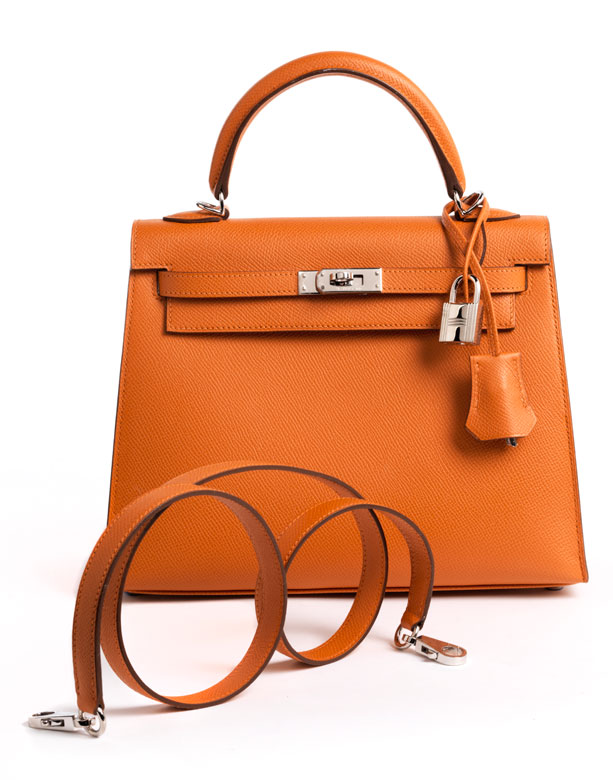Hermès Kelly Bag 25 cm „Orange 