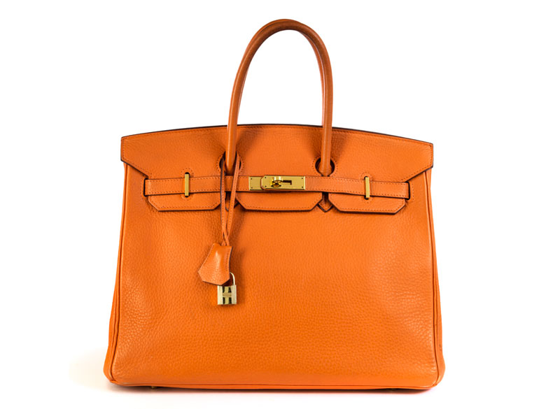Hermès Birkin-Bag 35 cm „Orange“ - Hampel Fine Art Auctions